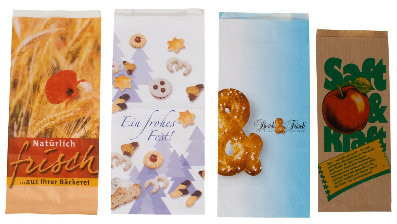 Papiertüten und Papiersackerl in allen Größen und Formen von Gradwohl Displays